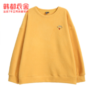 百亿补贴：韩都衣舍 LU8607 女士刺绣卫衣