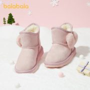 双11预售！ Balabala 巴拉巴拉 儿童雪地靴