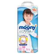 moony 畅透系列 女宝宝拉拉裤 XXL26片