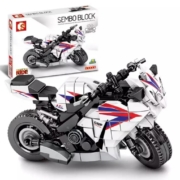 SEMBO BLOCK 森宝积木 本钿CB750摩托 289颗粒