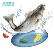 品珍鲜活  白蕉三去海鲈鱼   净重400g*3包
