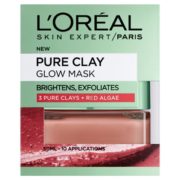 L'OREAL PARIS 巴黎欧莱雅 Pure Clay 矿物泥排毒面膜  50毫升  到手约39.65元