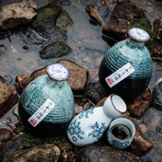绍兴特产，12年窖藏，手工冬酿：500mlx6瓶 抱龙山牌 善酿雕王 半甜花雕酒