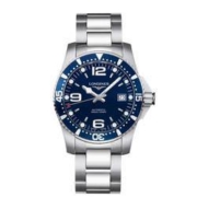 11日0点、双11预告： LONGINES 浪琴 康卡斯系列 L3.641.4.96.6 男款潜水机械表