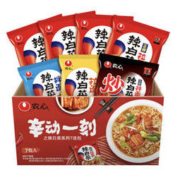 农心 辣白菜系列7连包 经典韩国美味 方便面速食 879g *2件