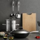 COOKER KING 炊大皇 锅具套装 炒锅32cm+蒸锅22cm+锅铲+汤勺+菜板