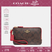 COACH/蔻驰 奥莱店 女士拼色腕包手拿包