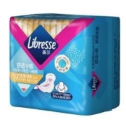 Libresse 薇尔 舒适V感系列超薄防漏棉柔卫生巾 240mm*10P*3包 +赠夜用旅行装2P*2包