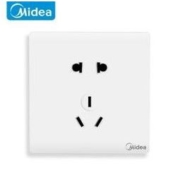 Midea 美的 86型 暗装开关 五孔插座
