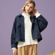 Metersbonwe 美特斯·邦威 女士牛仔夹克短外套