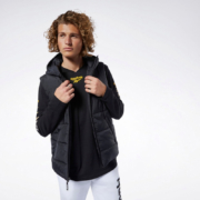 10日0点、双12预告：Reebok 锐步 男子 棉背心 保暖马甲外套 秋冬上衣 DY6013