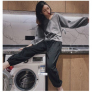 UROU 3703 秋冬可外穿长袖家居服