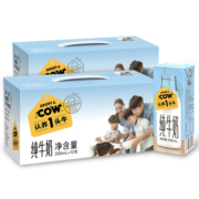 认养一头牛 全脂纯牛奶 250ml*12盒*2箱