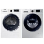 SAMSUNG 三星 WW90K5410US/SC+DV8WM5010QW/SC 洗烘套装 银色