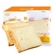 现做现发！明冠 切片吐司面包 500g*2