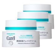 预售！黑卡会员！Kao 花王 Curel 珂润润浸保湿面霜 40g 3瓶装