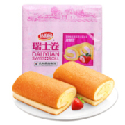 4日0点：达利园 瑞士卷 草莓味 20克*12枚