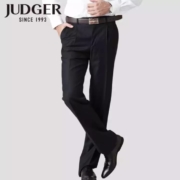 JUDGER 庄吉 男士 羊毛西裤 深蓝色