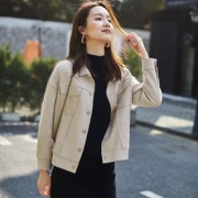 对白 杜鹃明星同款 9DW002M 女士夹克外套