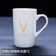 CEROUKY   字母马克杯 不带盖勺