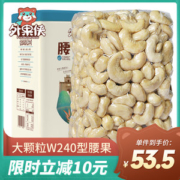 外果侠 越南原味腰果仁 500g/罐 W240大粒