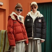 百亿补贴：唐狮 625430072417 情侣装连帽羽绒服