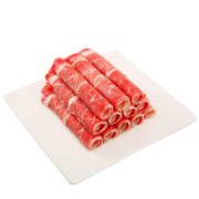 PLUS会员：HUADONG 爱尔兰原切肥牛卷 500g *3件