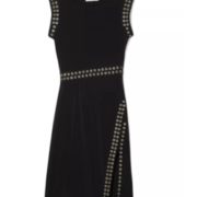 MICHAEL Michael Kors Grommet-Trim 女士无袖礼服连衣裙