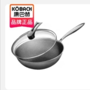 聚划算百亿补贴：康巴赫 悦己款 316蜂窝不锈钢炒锅  32CM