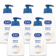 新低价！E45 滋润保湿身体乳 400ml*5瓶  到手¥130