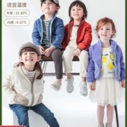 日本人气童装 petitmain 儿童A类品质摇粒绒夹克