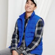 百亿补贴！Gap 盖璞 349480 男士羽绒马甲 99元包邮（需用券）