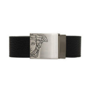 Versace Collection 男士美杜莎半脸板扣腰带 V91203S-VM00260-V000 黑色 90cm