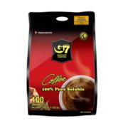 12日0点！88VIP！ G7 COFFEE 中原咖啡 美式纯黑咖啡粉 100杯