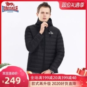 英国 龙狮戴尔 男女款轻薄连帽羽绒服 600蓬90%鸭绒