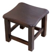 穆斯塔 实木凳子 换鞋凳 30*30*30cm