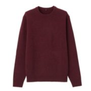 限尺码： MUJI 无印良品 M9AA001 男式美利奴羊毛圆领毛衣