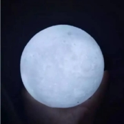 碧筱 月球小夜灯 月光白 自带彩盒
