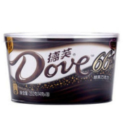 Dove 德芙 分享碗装醇黑巧克力66% 252g *2件