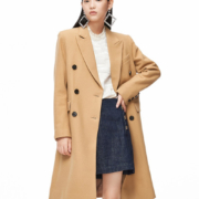 20点开始：MO&Co. 摩安珂  复古双排扣 毛呢女装外套