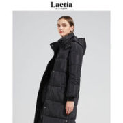 拉夏贝尔Laetia 女装 中长款 连帽棉服 903610306