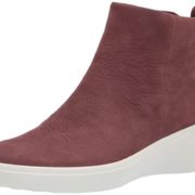 国内1655元！2020新款！ECCO 爱步 Soft 7柔酷7号 女士坡跟厚底短靴 470933  直邮含税到手￥591.42
