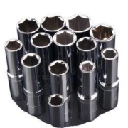 GREENER 绿林工具 加长六角套筒 1/2长套8mm
