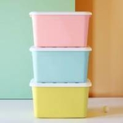 2日0点： Citylong 禧天龙 塑料收纳箱 混色 52L‘*3个装