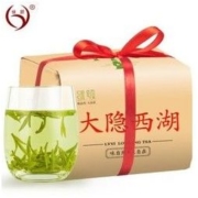 绿颐 大隐西湖龙井茶雨前浓香型正宗绿茶牛皮纸包 200g *2件