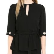 MICHAEL Michael Kors Grommet-Sleeve 女士半袖上衣