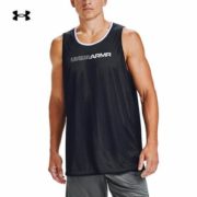 透气面料！UNDER ARMOUR 安德玛 Baseline Reversible 男子篮球运动背心