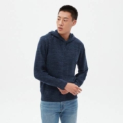 限尺码： GAP 盖璞 485389 男装连帽套头针织衫