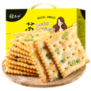 其妙  香葱苏打饼干  无蔗糖  箱装500g