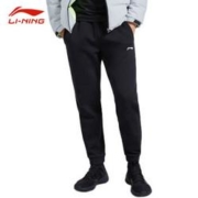LI-NING 李宁 AKLQA37-1XL 男士收口运动长裤 加绒款